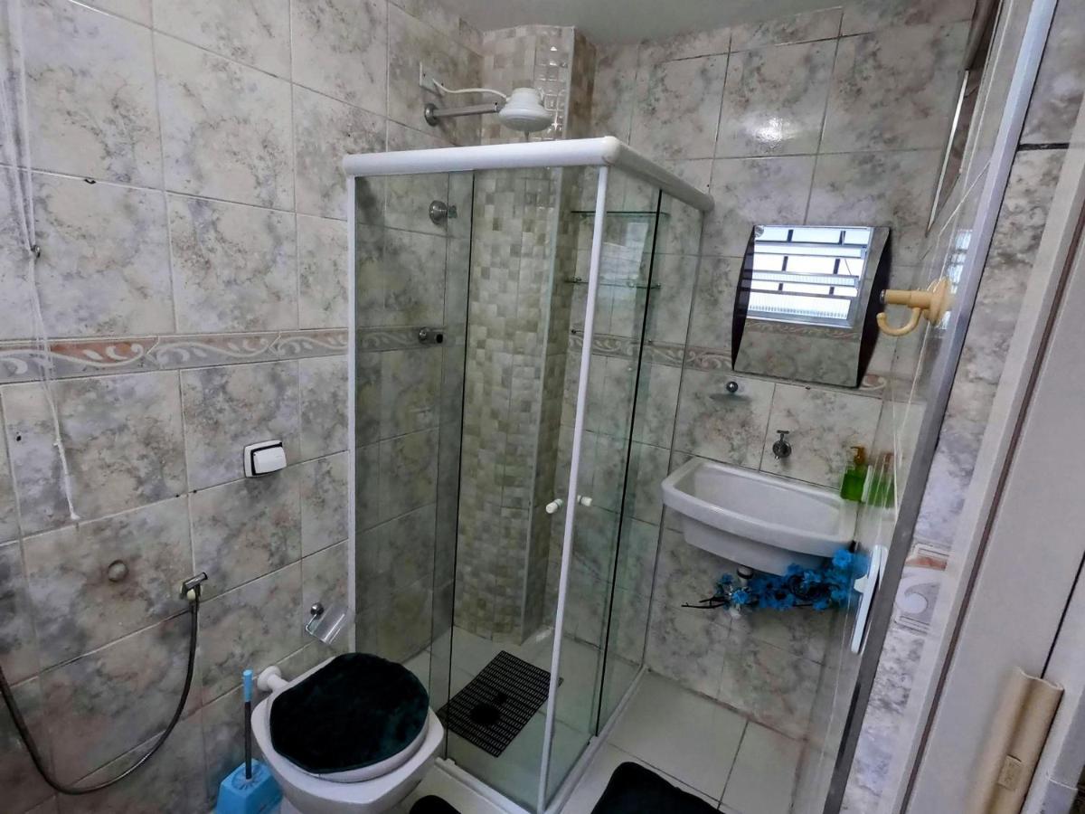 Sala Living Em Predio Familiar Na Av Da Praia Santos  Buitenkant foto